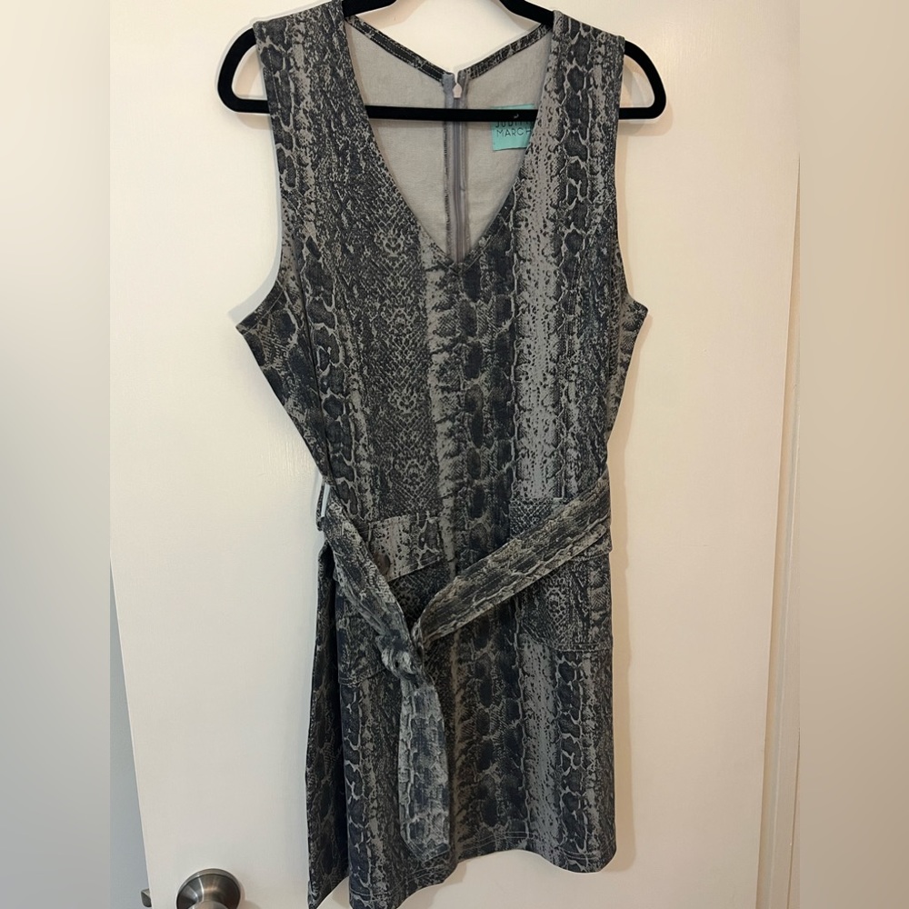 Judith March Snakeprint Dress NWOT